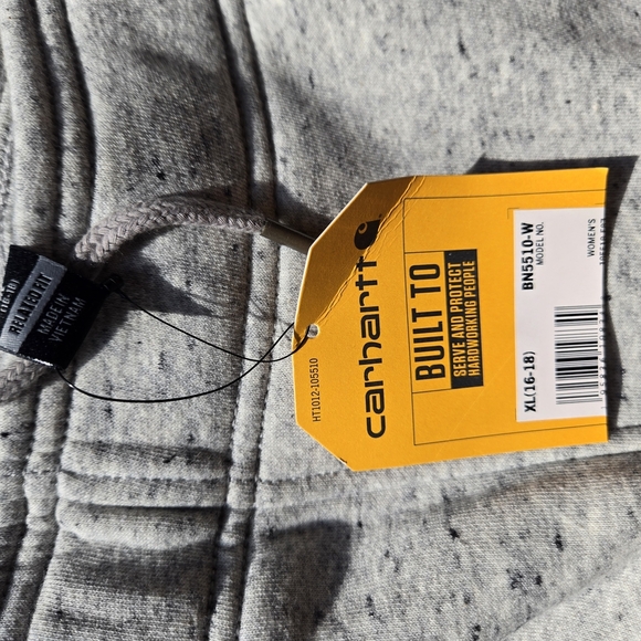 Carhartt Gray Straight Leg Sweatpants Durable Style NWT - Picture 3 of 7